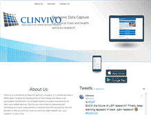 Tablet Screenshot of clinvivo.com